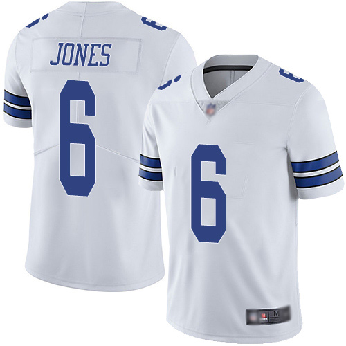 Men Dallas Cowboys Limited White Chris Jones Road 6 Vapor Untouchable NFL Jersey